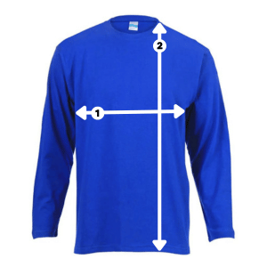 Long Sleeve Tshirt Sizing Guide